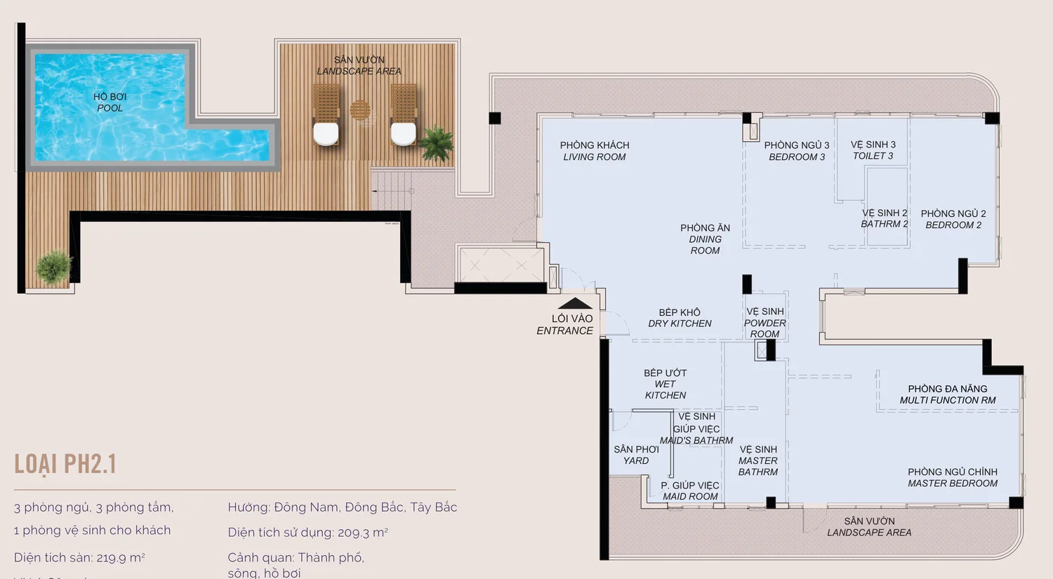 Bản vẽ penthouse PH2.1